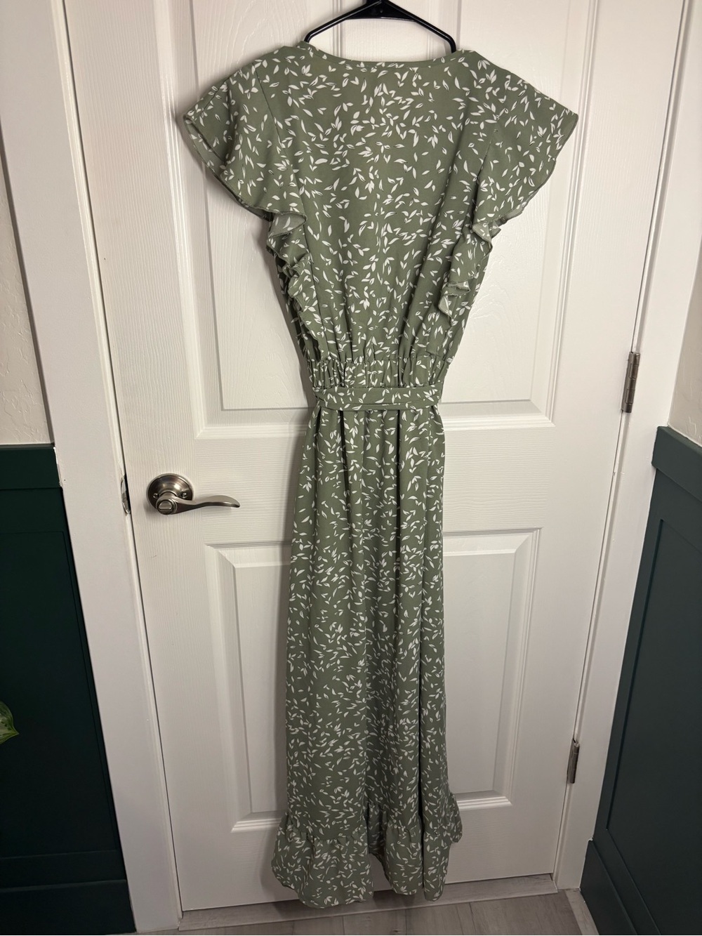 bohme Sage Green Floral Maxi Dress – XS - Picture 9 of 12